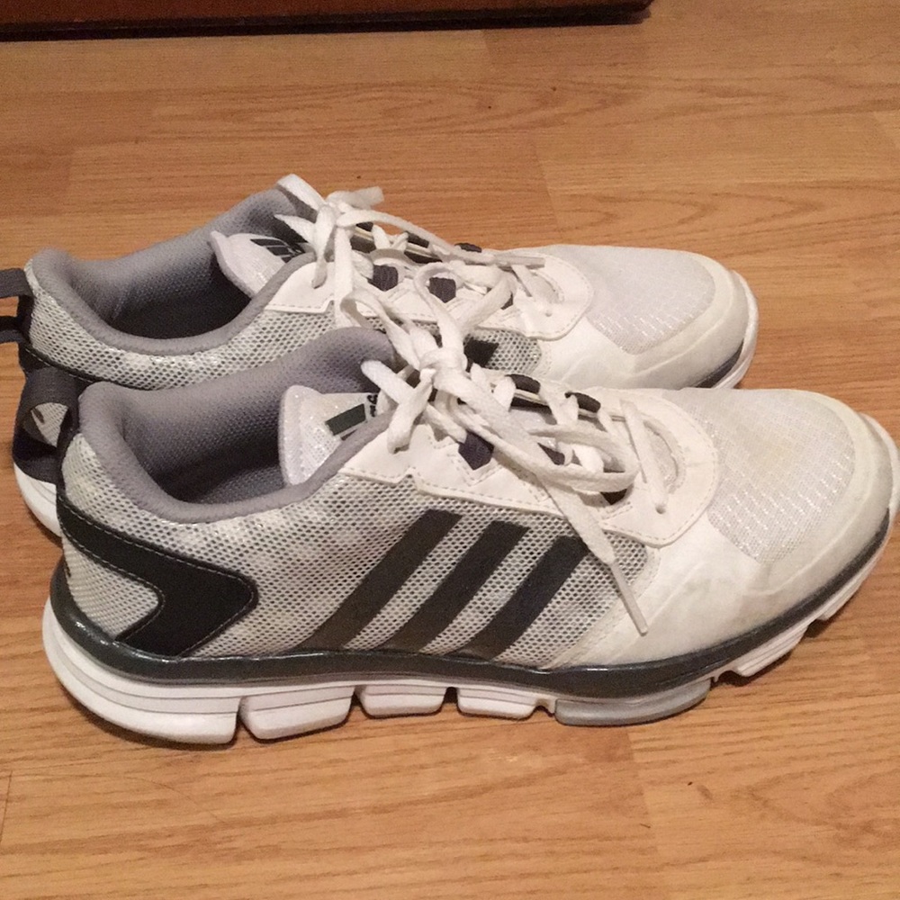 Adidas white tennis shoes